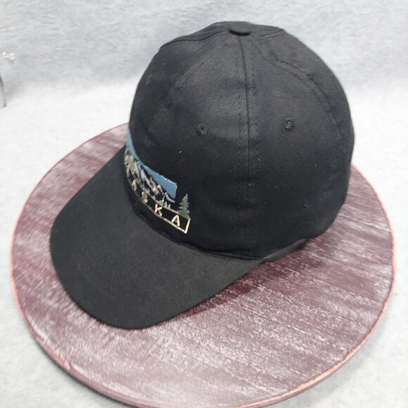 Alaska Embroidered Black Baseball Cap With Adjustable Snapback Closure - Picture 2 of 8